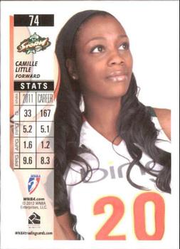 2012 Rittenhouse WNBA #74 Camille Little Back