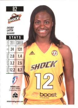 2012 Rittenhouse WNBA #82 Ivory Latta Back