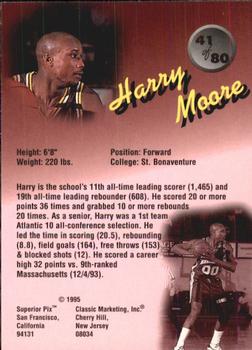 1995 Classic Superior Pix #41 Harry Moore Back