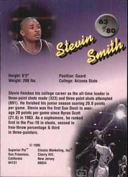 1995 Classic Superior Pix #63 Stevin Smith Back