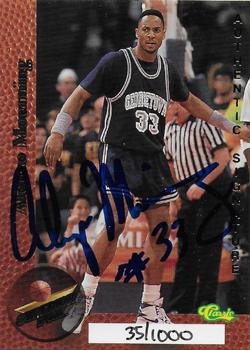1995 Classic Superior Pix - Autographs #NNO Alonzo Mourning Front