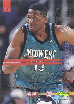 1995 Classic Visions #16 Theo Ratliff Back