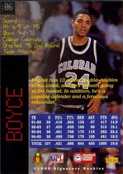 1995 Signature Rookies Prime #06 Donnie Boyce Back