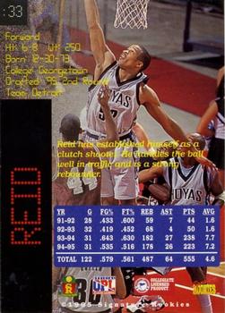 1995 Signature Rookies Prime #33 Don Reid Back