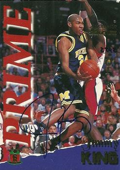 1995 Signature Rookies Prime - Signatures #19 Jimmy King Front