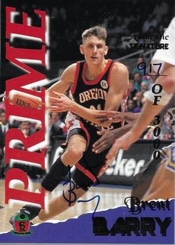 1995 Signature Rookies Prime - Signatures #03 Brent Barry Front