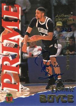 1995 Signature Rookies Prime - Signatures #06 Donnie Boyce Front