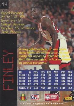 1995 Signature Rookies Prime - Signatures #14 Michael Finley Back