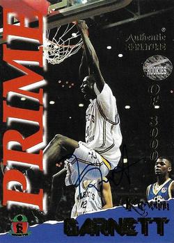 1995 Signature Rookies Prime - Signatures #16 Kevin Garnett Front
