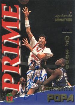 1995 Signature Rookies Prime - Signatures #30 Constantin Popa Front
