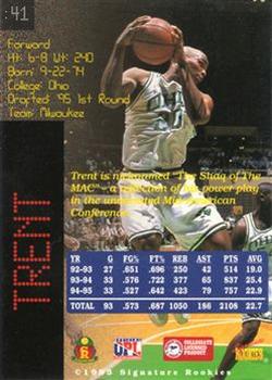 1995 Signature Rookies Prime - Signatures #41 Gary Trent Back