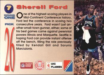 1995 Collect-A-Card #7 Sherrell Ford Back