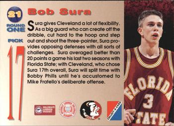 1995 Collect-A-Card #21 Bob Sura Back