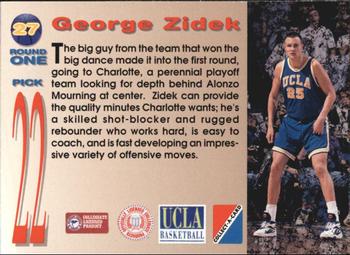 1995 Collect-A-Card #27 George Zidek Back