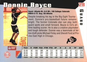 1995 Collect-A-Card #29 Donnie Boyce Back