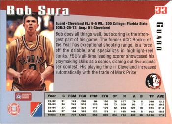 1995 Collect-A-Card #33 Bob Sura Back