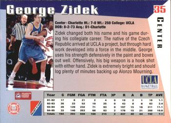 1995 Collect-A-Card #35 George Zidek Back