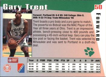 1995 Collect-A-Card #50 Gary Trent Back
