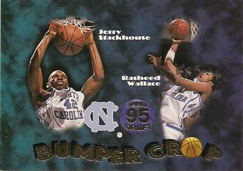 1995 Collect-A-Card #BC-89 Jerry Stackhouse / Rasheed Wallace Front