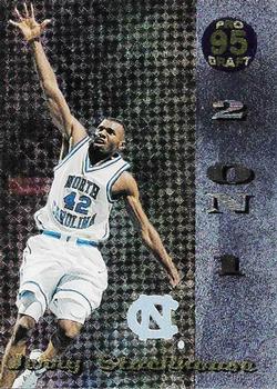 1995 Collect-A-Card - 2 on 1 #T2 Jerry Stackhouse / Kevin Garnett Front