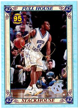 1995 Collect-A-Card - Full House Stackhouse Autographs #FH1 Jerry Stackhouse Front