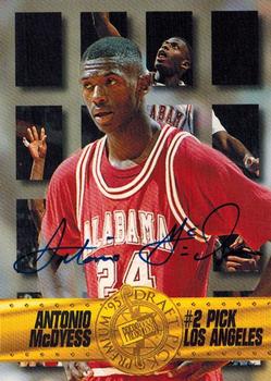 1995 Press Pass Premium Draft Picks - Autographs #NNO Antonio McDyess Front