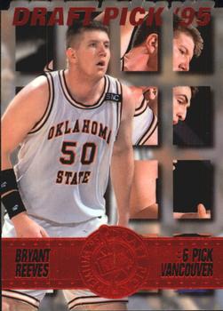 1995 Press Pass Premium Draft Picks - Die Cuts Red #6 Bryant Reeves Front