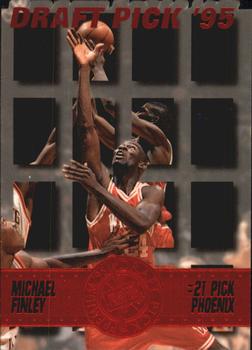 1995 Press Pass Premium Draft Picks - Die Cuts Red #19 Michael Finley Front