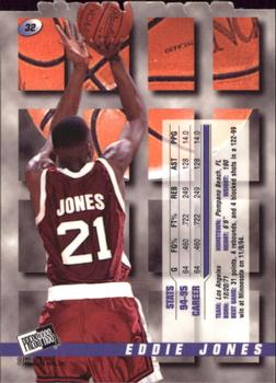1995 Press Pass Premium Draft Picks - Die Cuts Red #32 Eddie Jones Back