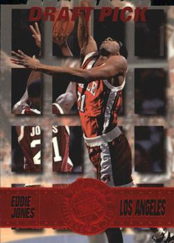 1995 Press Pass Premium Draft Picks - Die Cuts Red #32 Eddie Jones Front