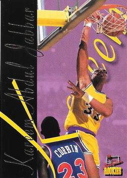 1995 Signature Rookies Draft Day - Kareem #K1 Kareem Abdul-Jabbar Front