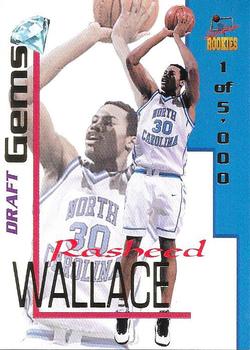 1995 Signature Rookies Draft Day - Draft Gems #DG9 Rasheed Wallace Front