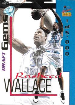 1995 Signature Rookies Draft Day - Draft Gems #DG10 Rasheed Wallace Front