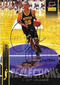 1995 Signature Rookies Draft Day - Reflections Signatures #R4 Juwan Howard Front
