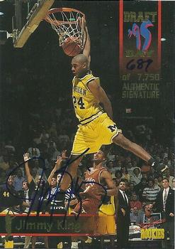 1995 Signature Rookies Draft Day - Signatures #24 Jimmy King Front