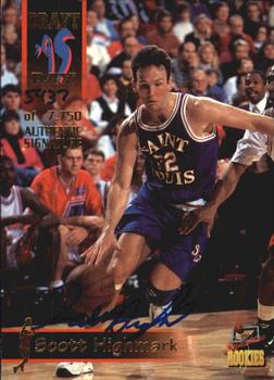 1995 Signature Rookies Draft Day - Signatures #44 Scott Highmark Front