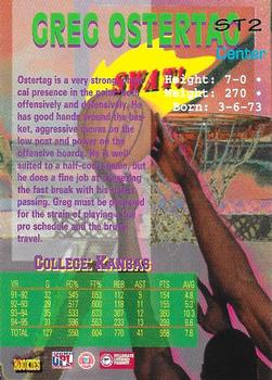 1995 Signature Rookies Draft Day - Swat Team #ST2 Greg Ostertag Back