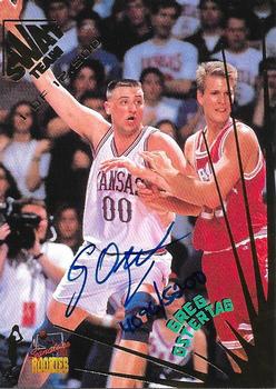 1995 Signature Rookies Draft Day - Swat Team Signatures #ST2 Greg Ostertag Front