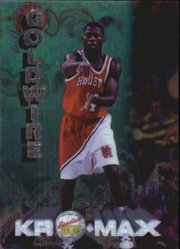 1995 Signature Rookies Kro-Max #37 Anthony Goldwire Front
