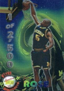 1995 Signature Rookies Kro-Max - First Rounders #FR7 Jalen Rose Front