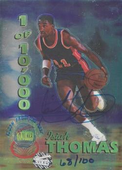 1995 Signature Rookies Kro-Max - Flash from the Past Autographed #FP5 Isiah Thomas Front