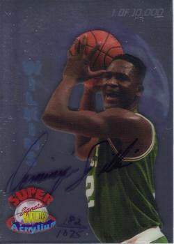 1995 Signature Rookies Kro-Max - Super Acrylium Autographed #AS4 Dominique Wilkins Front