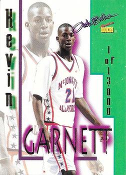 1995 Signature Rookies Autobilia #5 Kevin Garnett Front