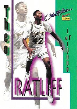 1995 Signature Rookies Autobilia #18 Theo Ratliff Front