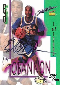 1995 Signature Rookies Autobilia - Autographs #9 Ed O'Bannon Front