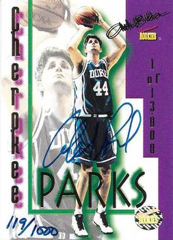 1995 Signature Rookies Autobilia - Autographs #12 Cherokee Parks Front