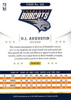 2012-13 Hoops #220 D.J. Augustin Back