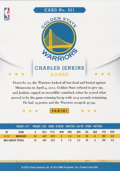 2012-13 Hoops #251 Charles Jenkins Back
