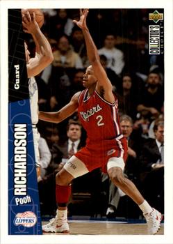 1996-97 Collector's Choice French #73 Pooh Richardson  Front
