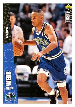 1996-97 Collector's Choice French #94 Spud Webb  Front